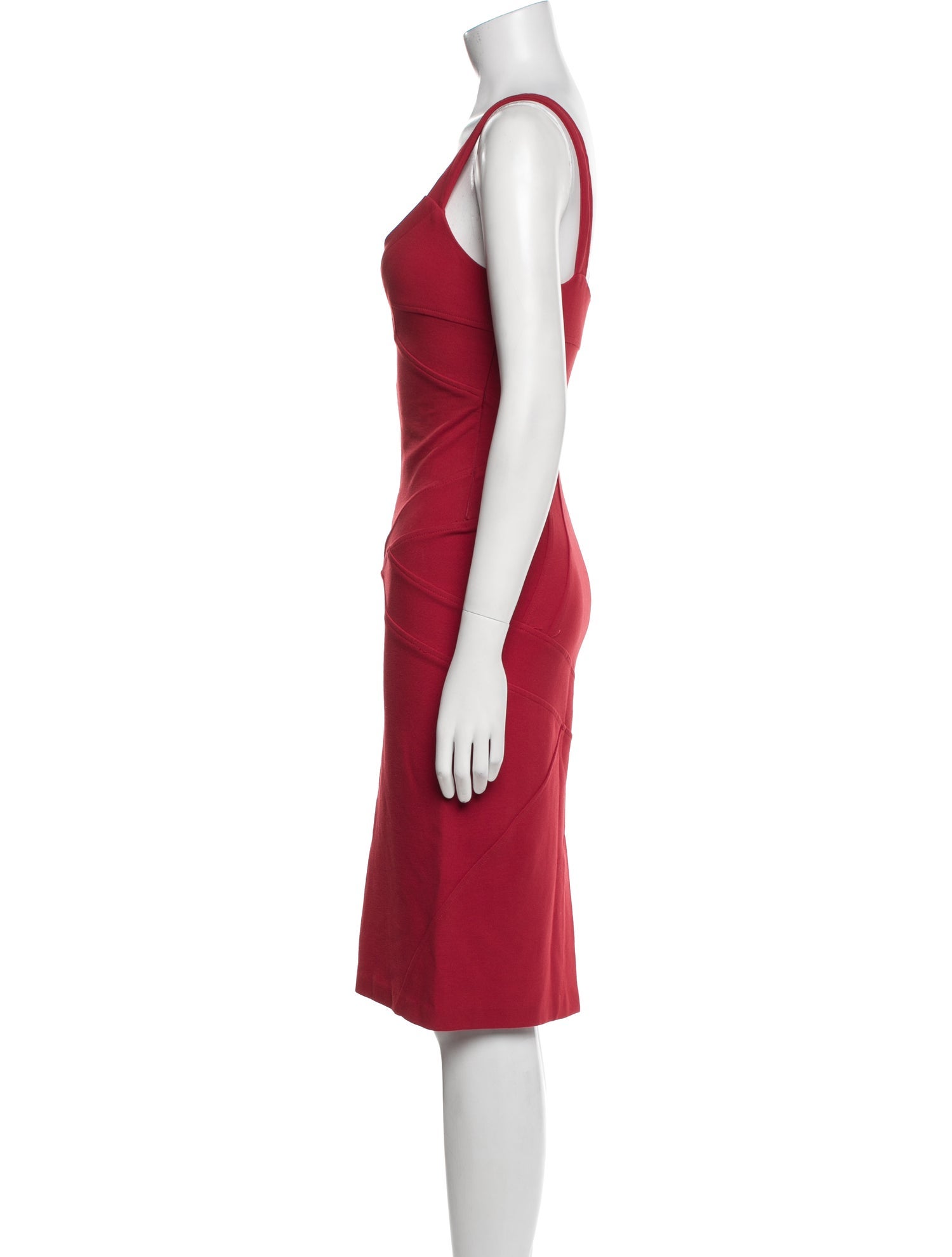 Diane von Furstenberg V-Neck Knee-Length Dress