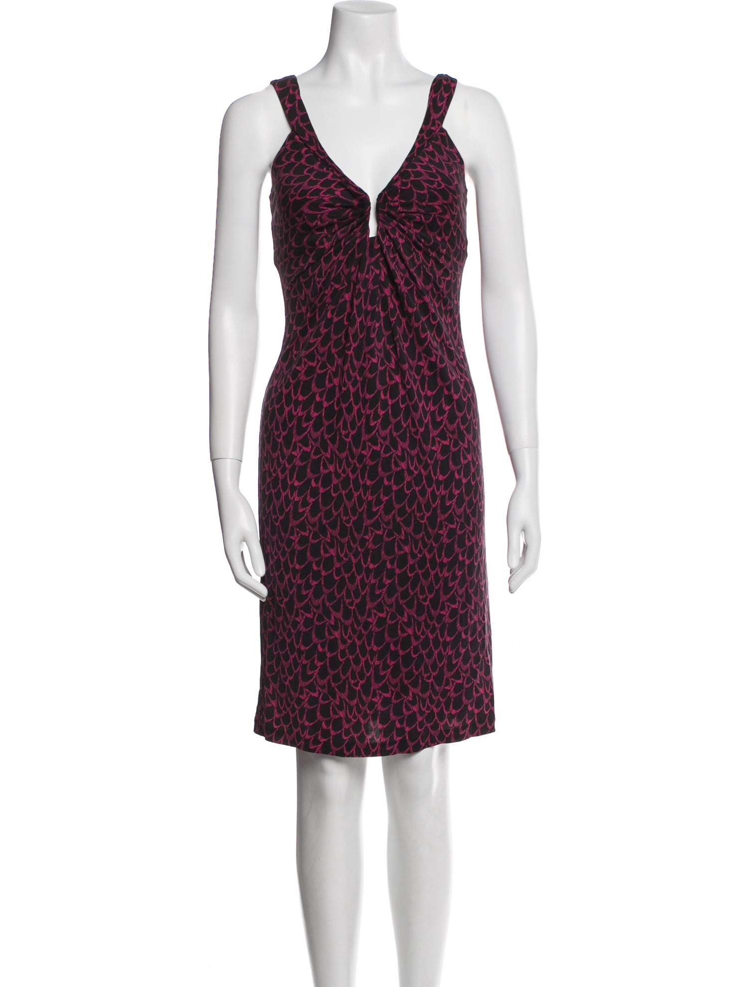 Diane von Furstenberg Silk Knee-Length Dress