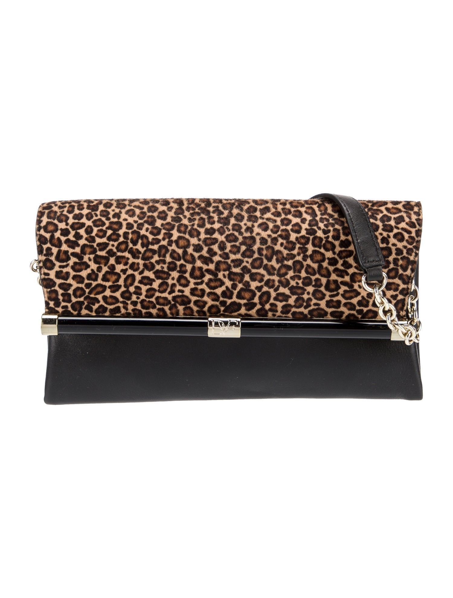 Diane von Furstenberg Leather Clutch