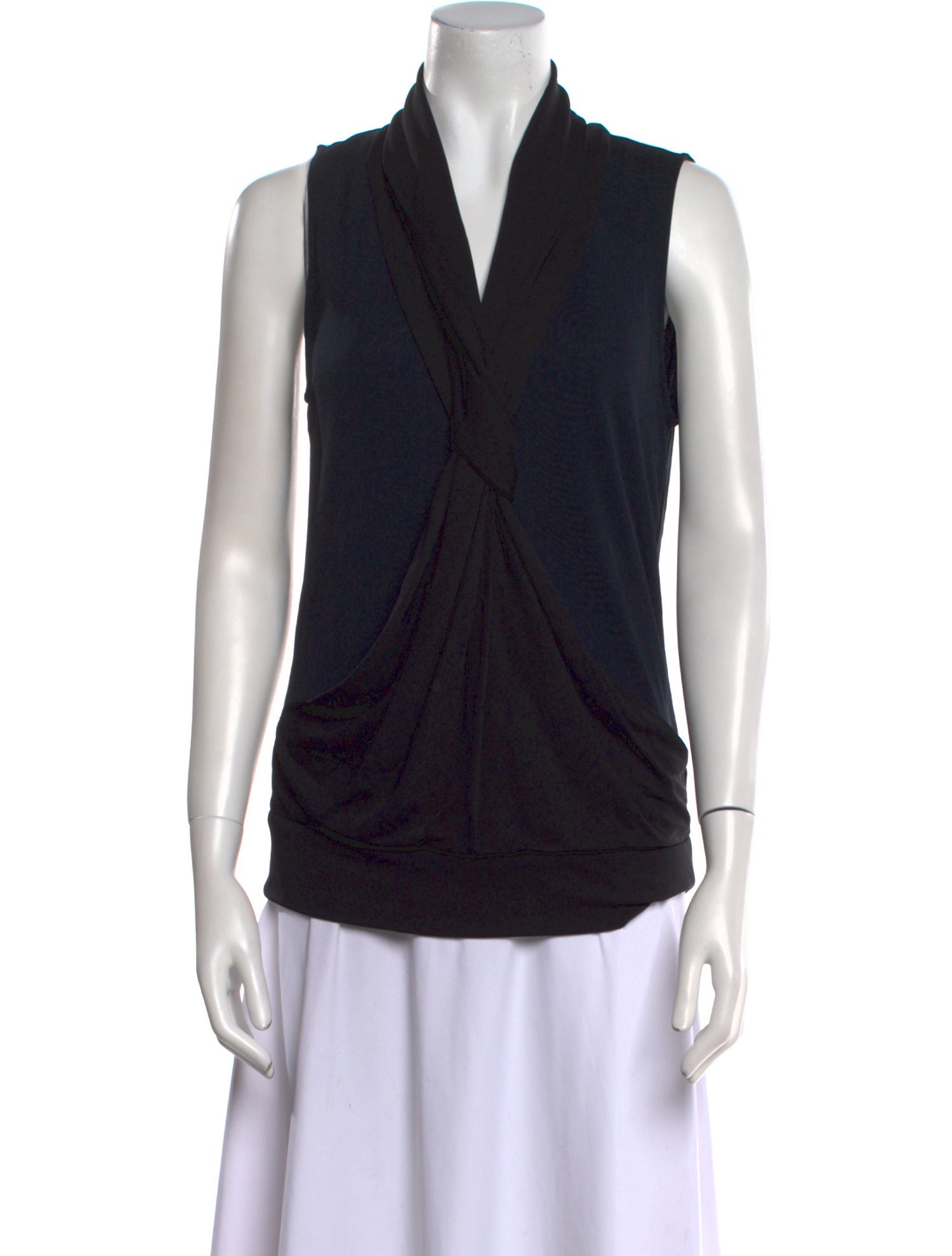 Diane von Furstenberg V-Neck Sleeveless Blouse