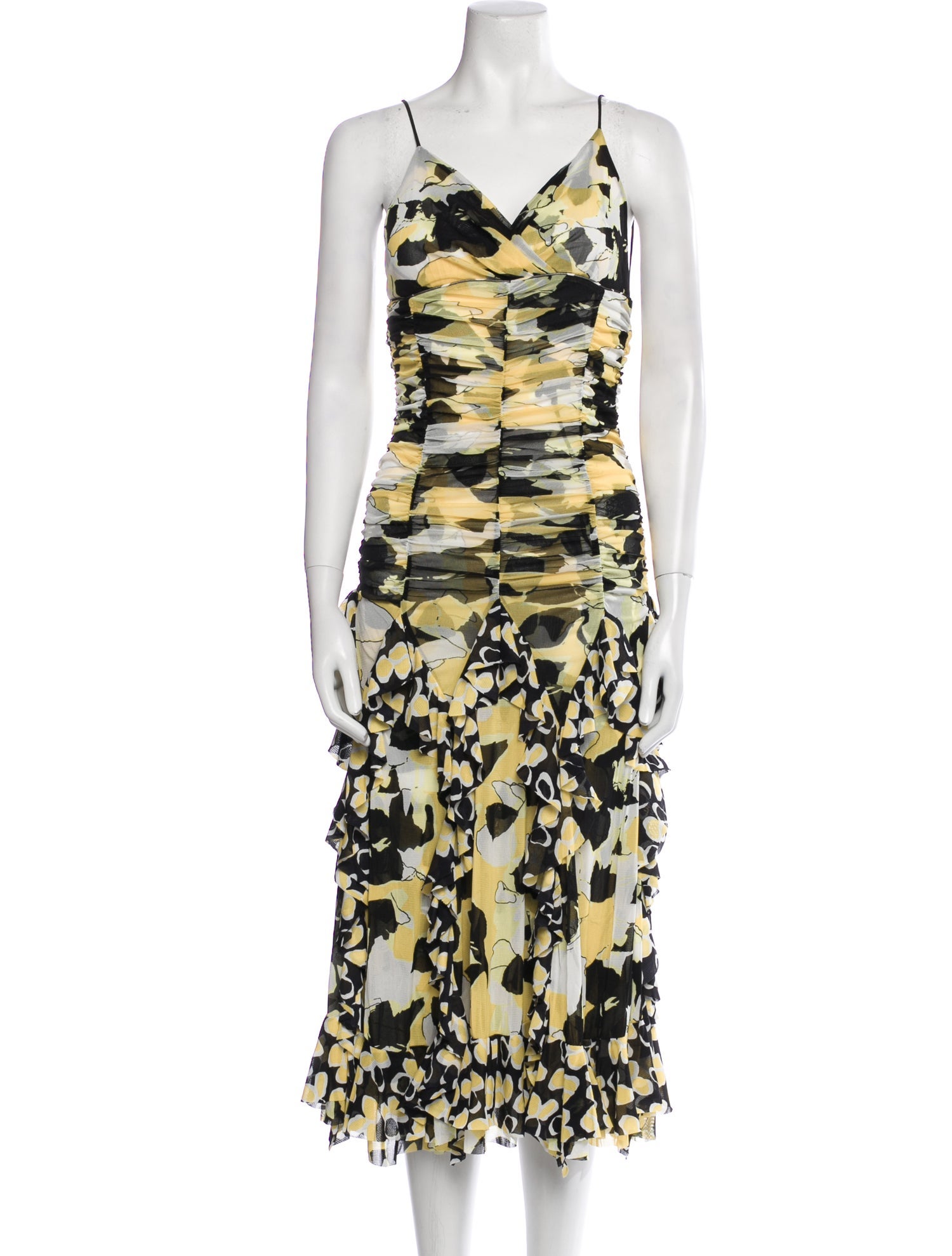 Diane von Furstenberg Printed Midi Length Dress w/ Tags