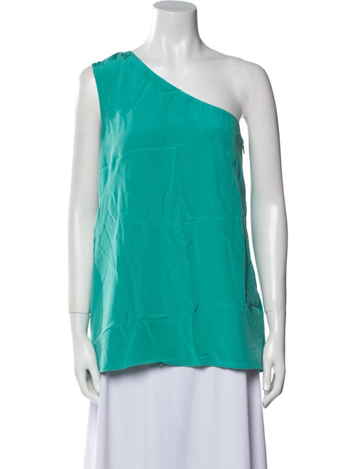 Diane von Furstenberg Silk One-Shoulder Blouse