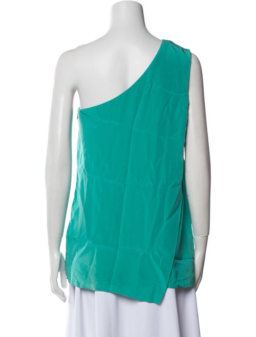 Diane von Furstenberg Silk One-Shoulder Blouse