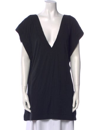 Diane von Furstenberg V-Neck Short Sleeve Tunic
