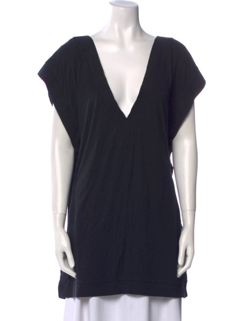 Diane von Furstenberg V-Neck Short Sleeve Tunic