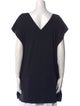Diane von Furstenberg V-Neck Short Sleeve Tunic