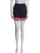 Diane von Furstenberg Colorblock Pattern Mini Skirt