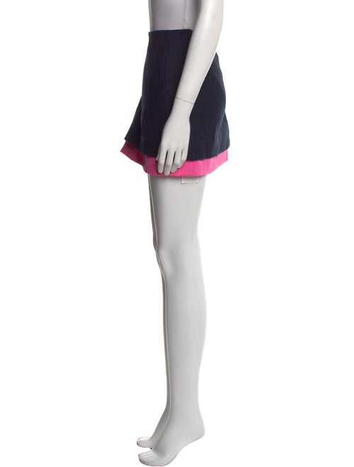 Diane von Furstenberg Colorblock Pattern Mini Skirt