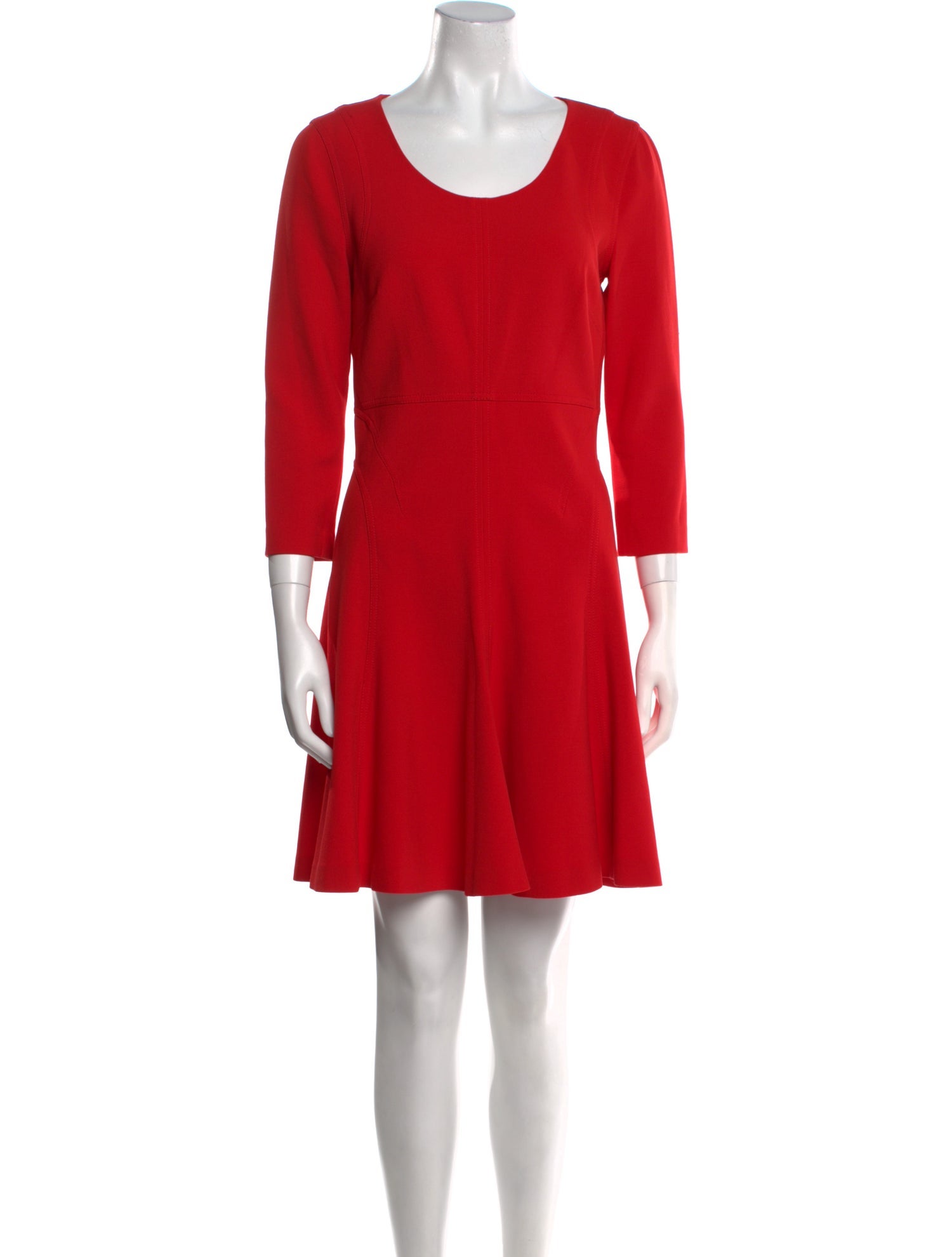 Diane von Furstenberg Scoop Neck Mini Dress