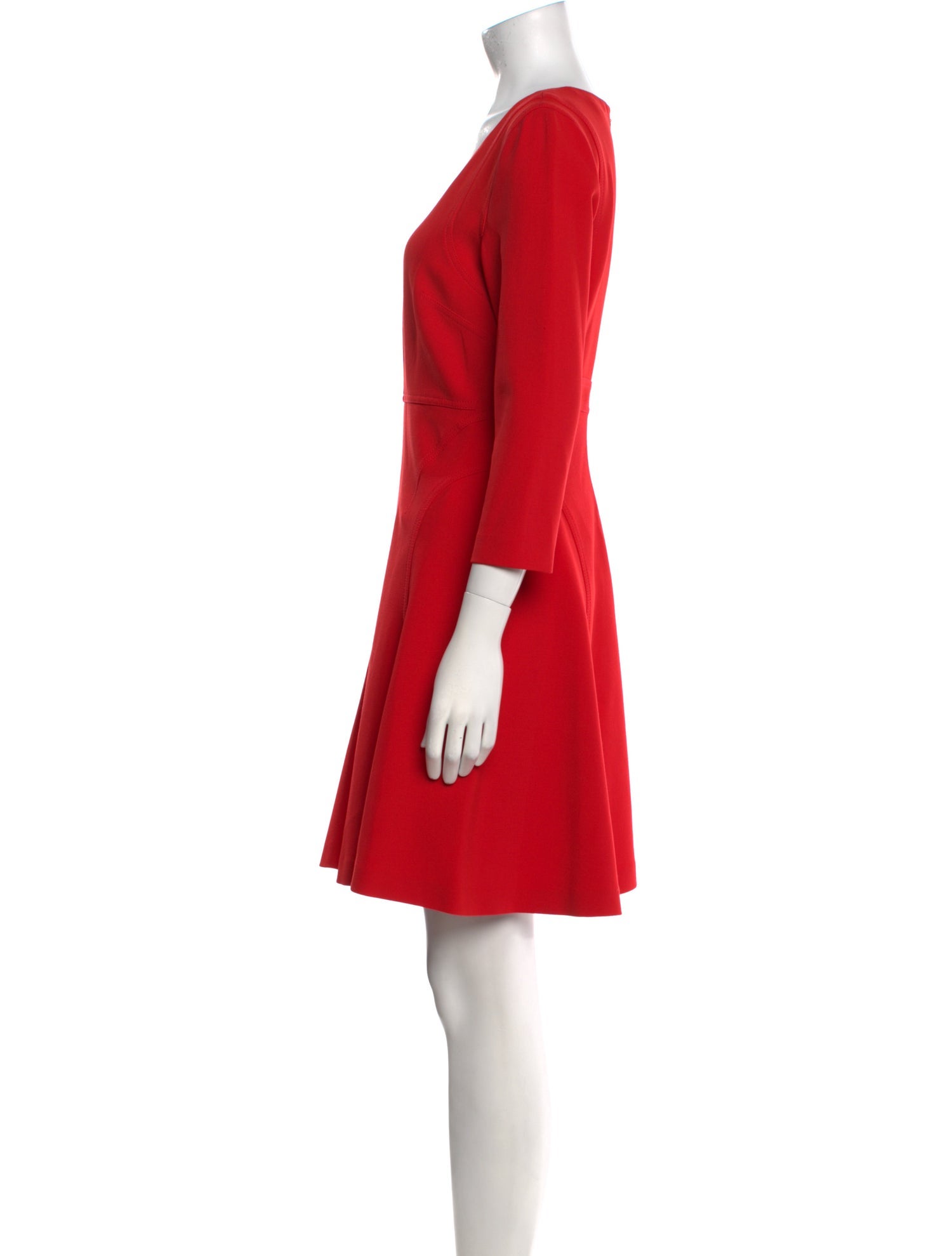 Diane von Furstenberg Scoop Neck Mini Dress