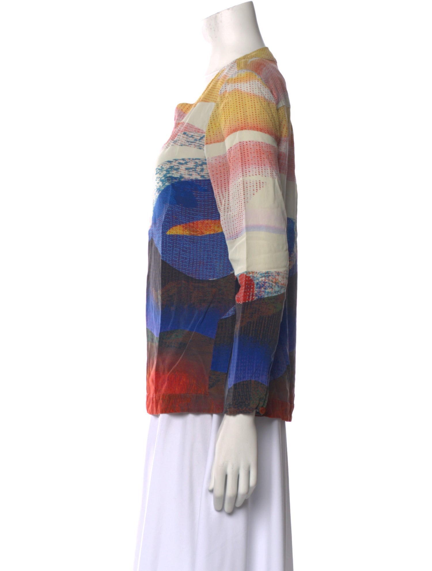 Diane von Furstenberg Silk Printed Tunic