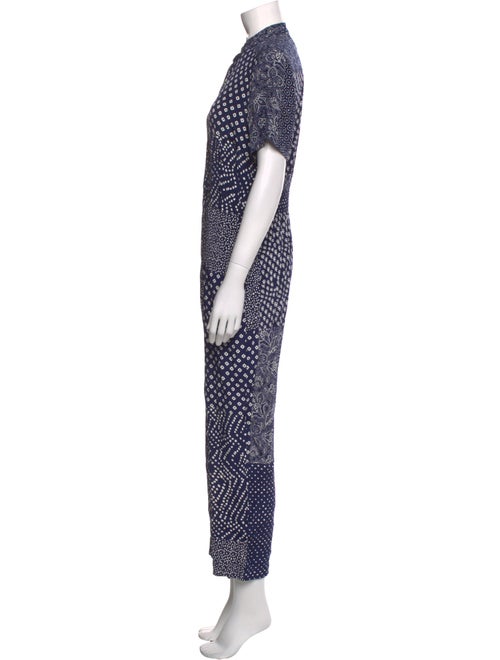 Diane von Furstenberg Silk Patterned Jumpsuit