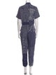 Diane von Furstenberg Silk Patterned Jumpsuit