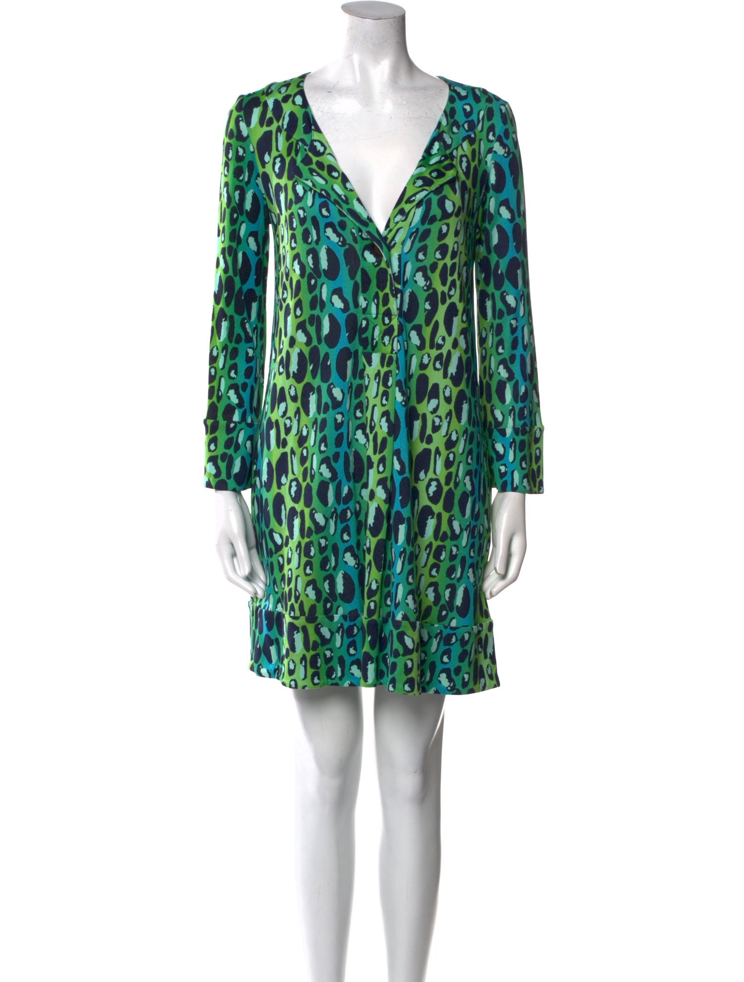 Diane von Furstenberg Printed Mini Dress
