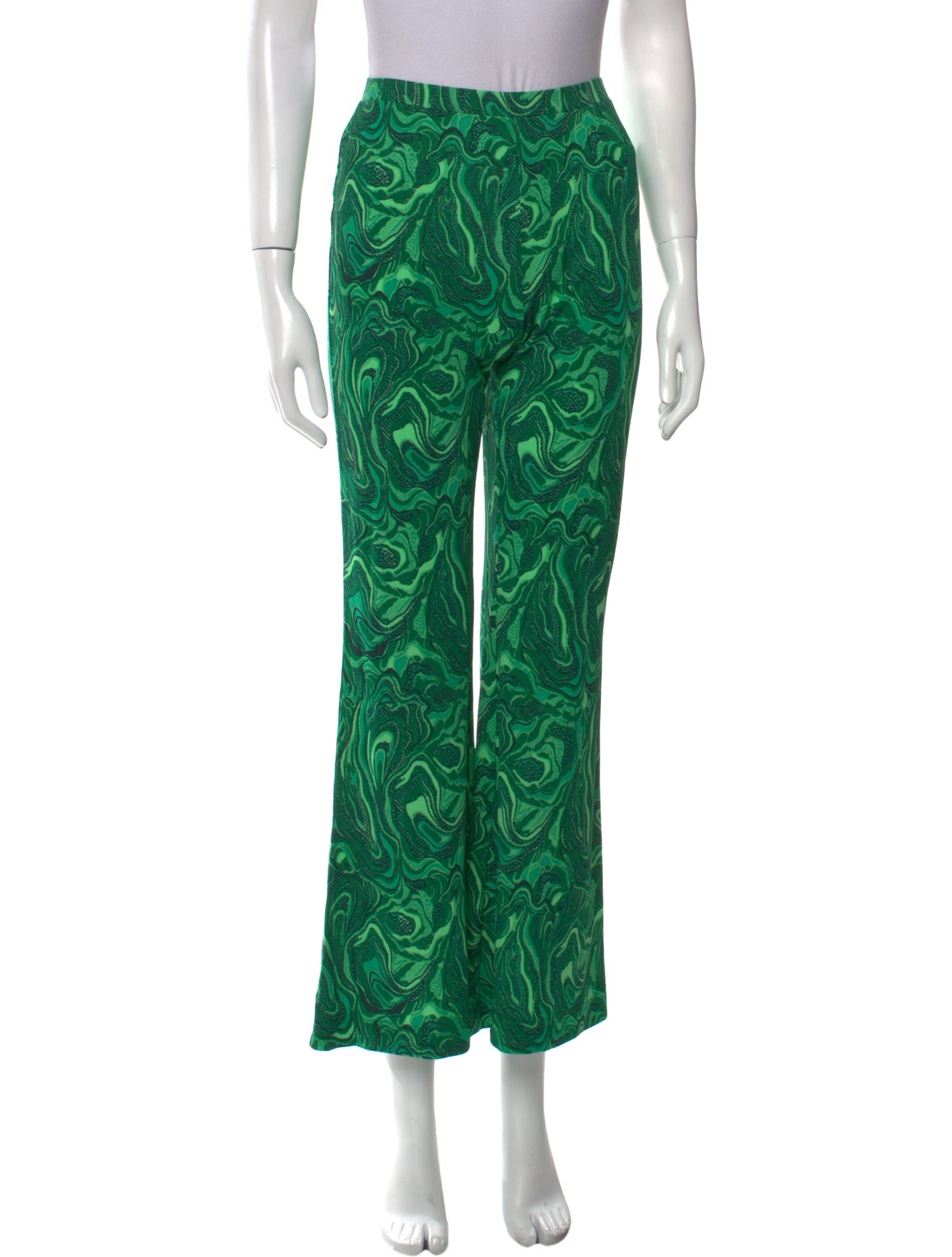 Diane von Furstenberg Printed Wide Leg Pants