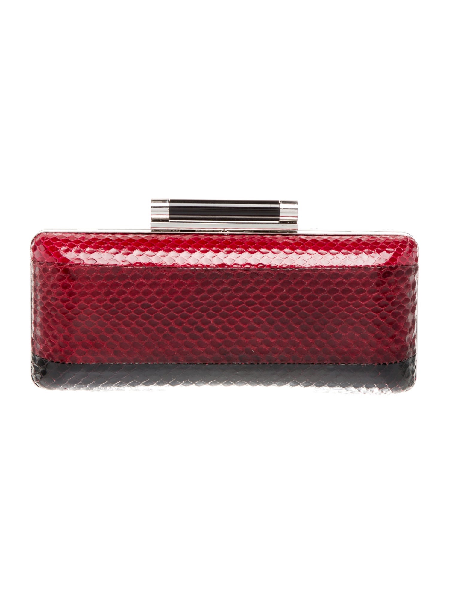 Diane von Furstenberg Embossed Leather Minaudière
