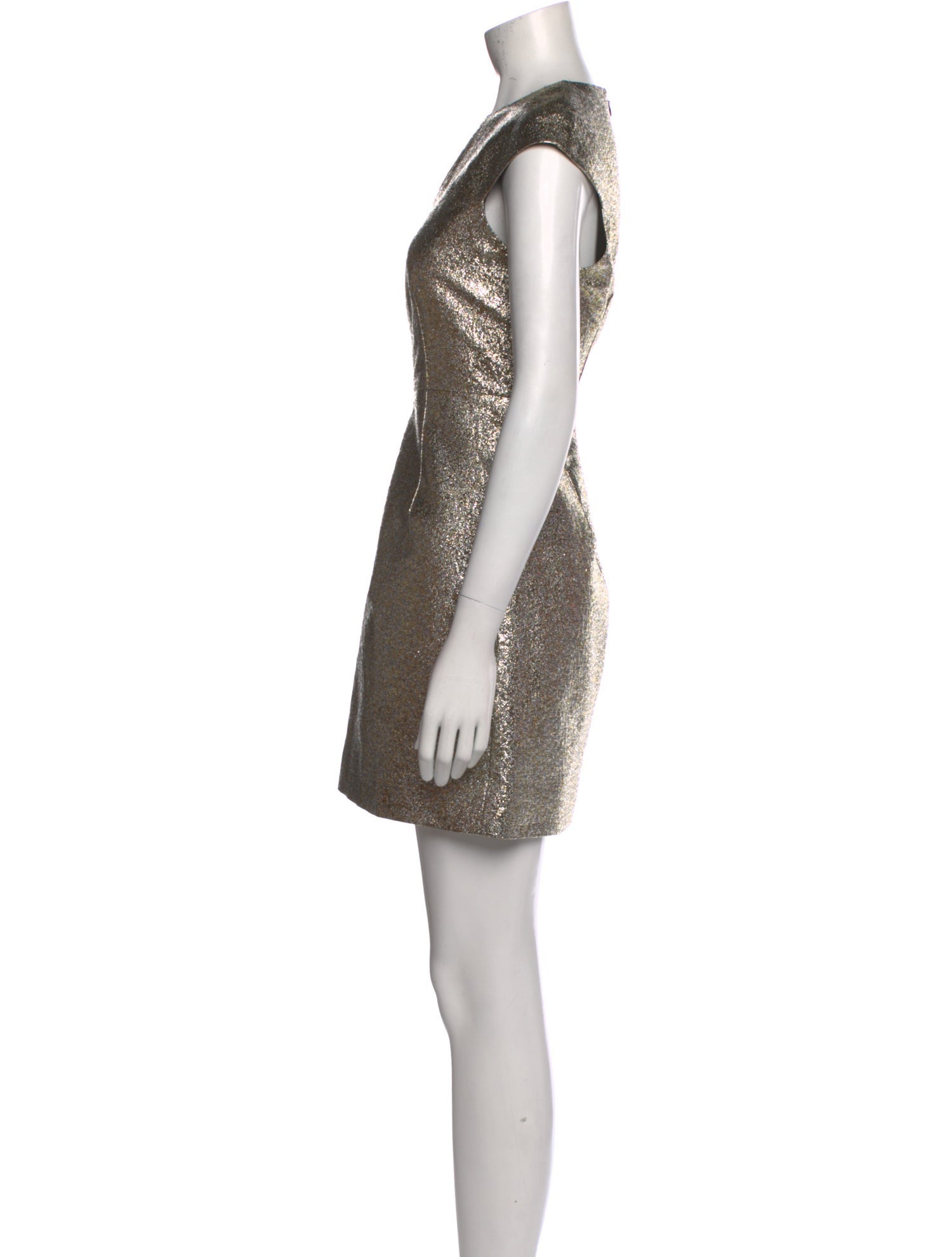 Diane von Furstenberg Crew Neck Mini Dress