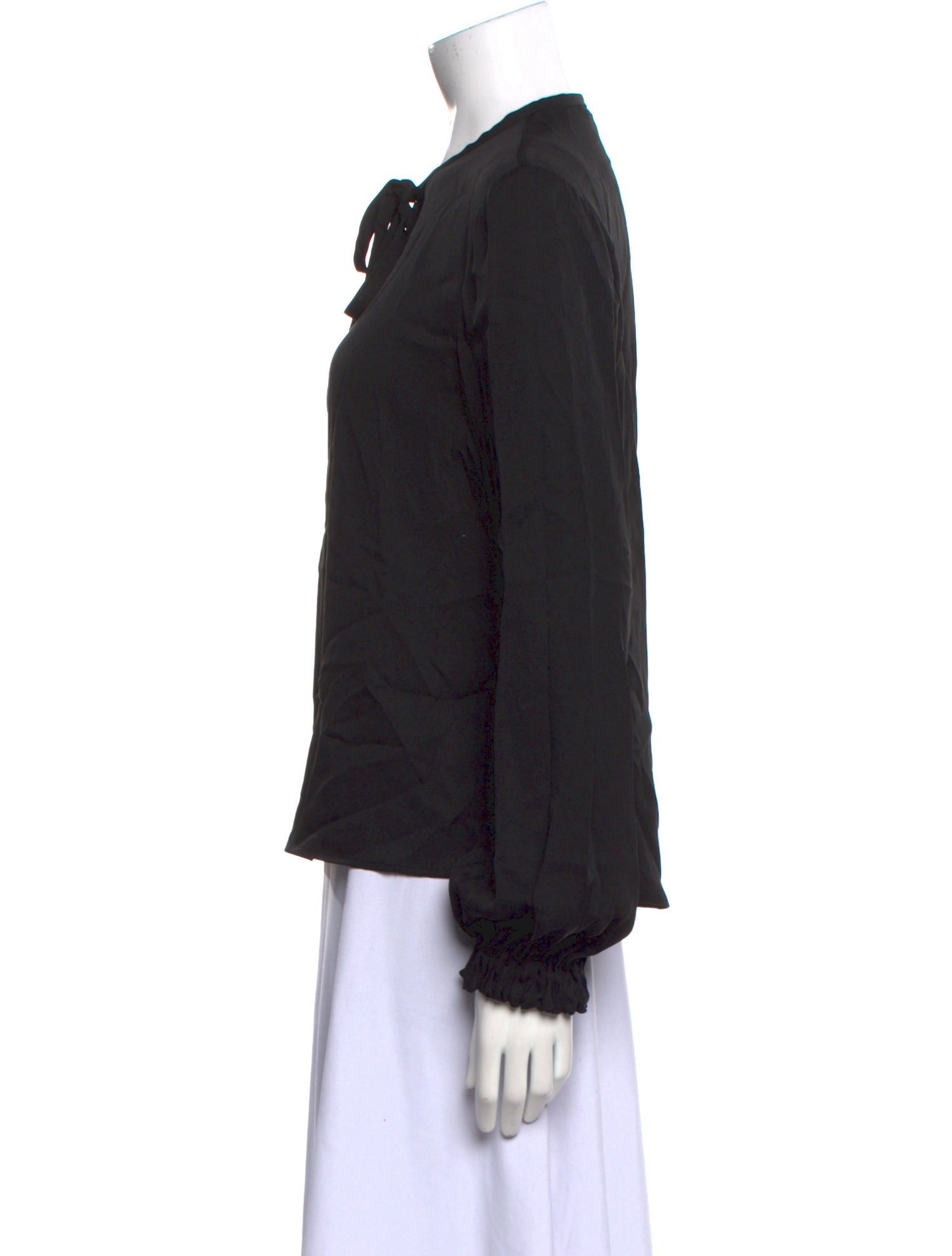 Diane von Furstenberg Silk Crew Neck Blouse