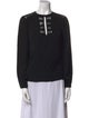 Diane von Furstenberg Silk Crew Neck Top