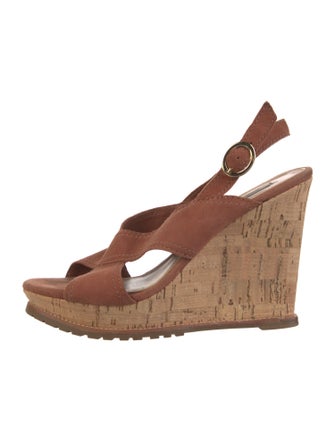 Diane von Furstenberg Suede Slingback Sandals