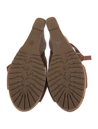 Diane von Furstenberg Suede Slingback Sandals