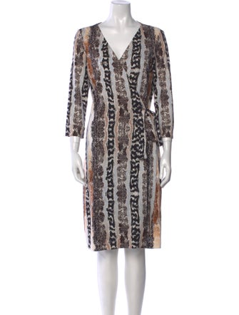 Diane von Furstenberg Silk Knee-Length Dress