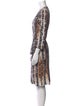 Diane von Furstenberg Silk Knee-Length Dress