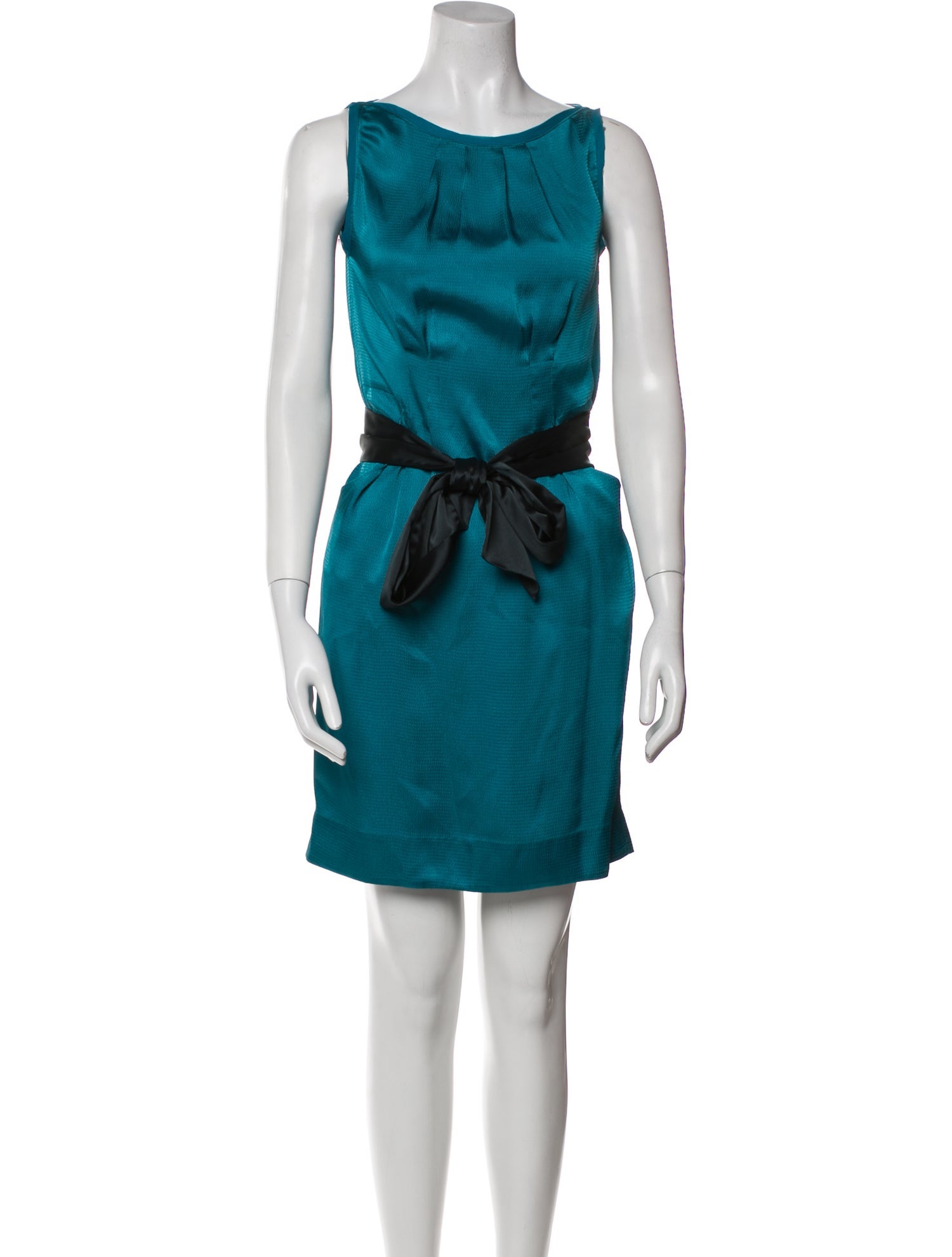 Diane von Furstenberg Scoop Neck Mini Dress