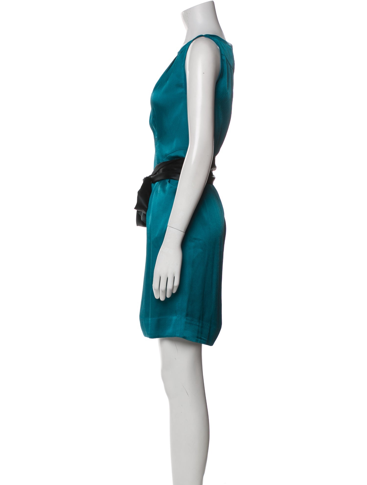 Diane von Furstenberg Scoop Neck Mini Dress