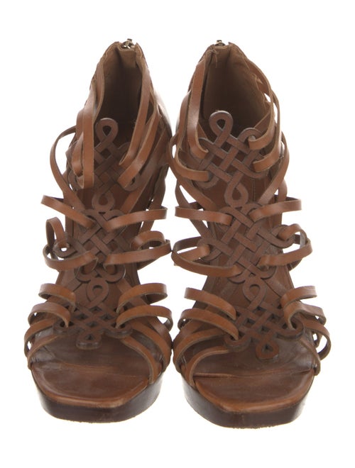 Diane von Furstenberg Leather T-Strap Pumps