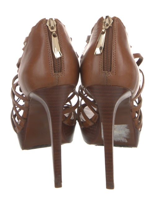 Diane von Furstenberg Leather T-Strap Pumps