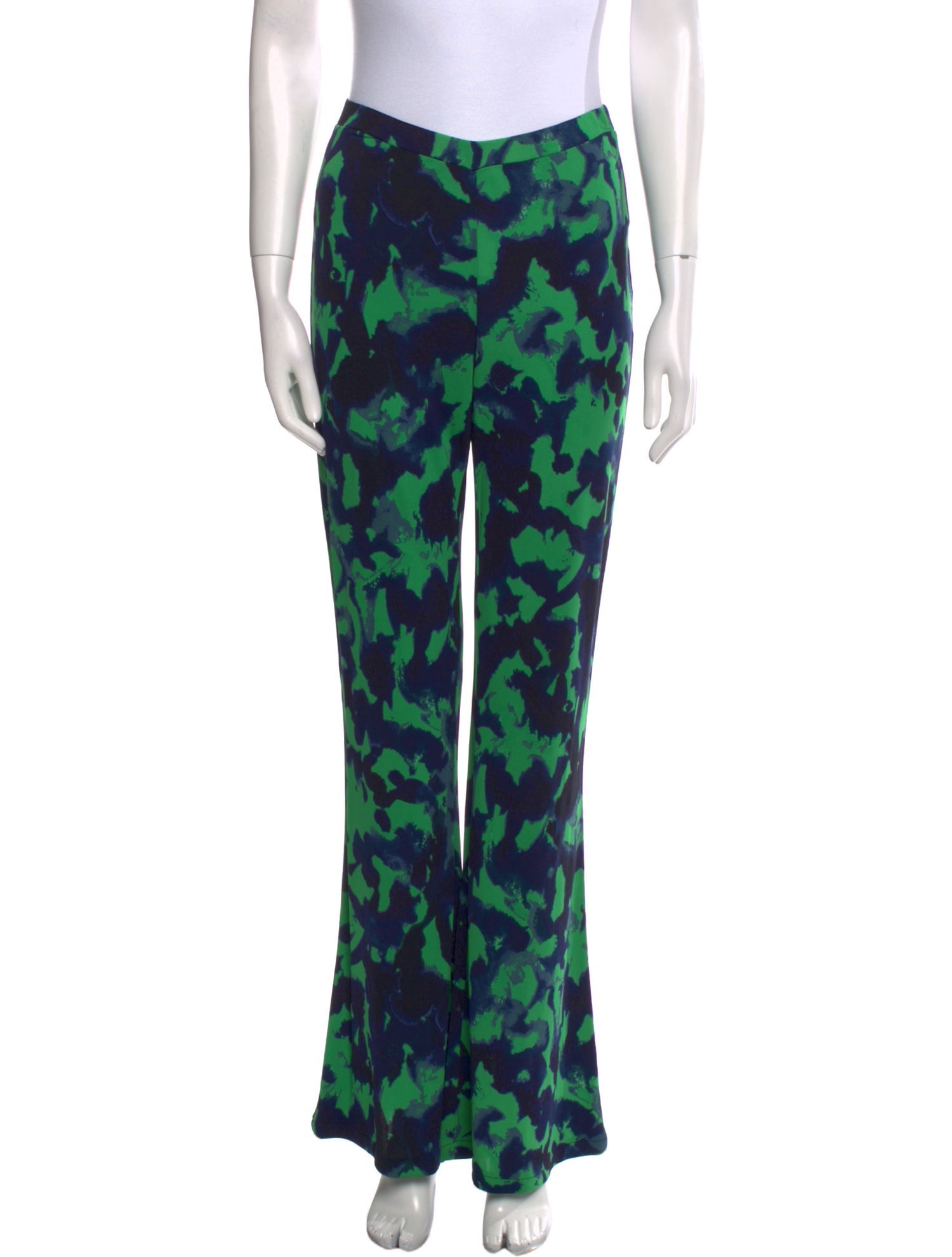 Diane von Furstenberg Printed Wide Leg Pants