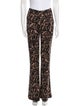Diane von Furstenberg Animal Print Wide Leg Pants