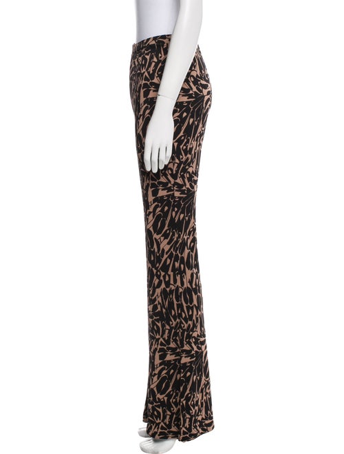 Diane von Furstenberg Animal Print Wide Leg Pants