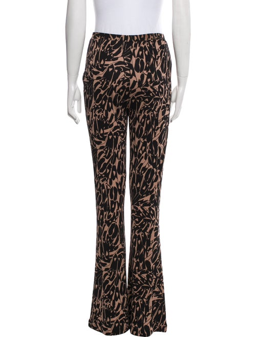 Diane von Furstenberg Animal Print Wide Leg Pants