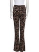 Diane von Furstenberg Animal Print Wide Leg Pants