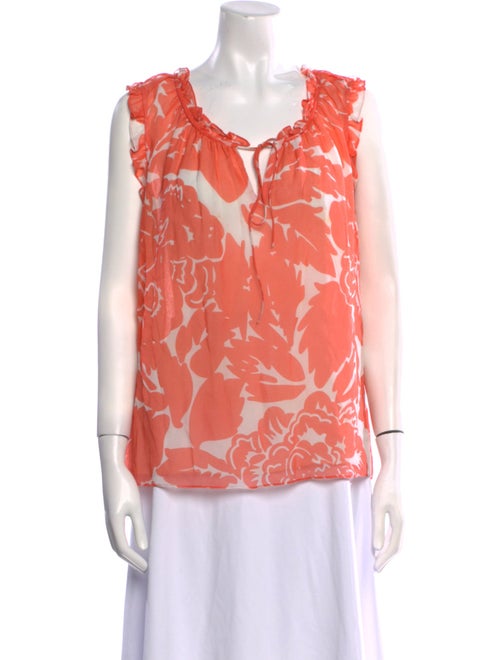 Diane von Furstenberg Silk Printed Blouse