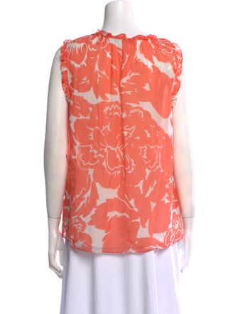 Diane von Furstenberg Silk Printed Blouse