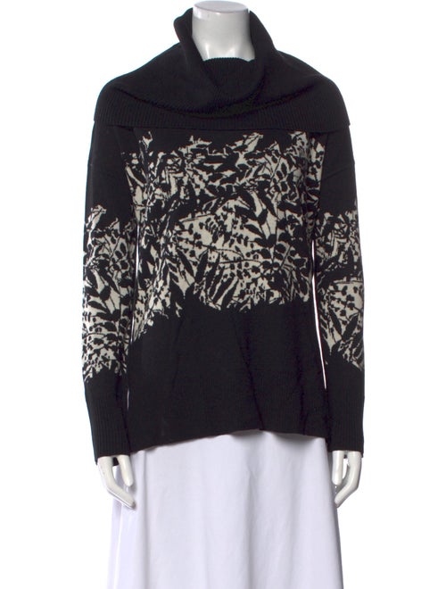 Diane von Furstenberg Merino Wool Printed Sweater