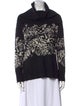 Diane von Furstenberg Merino Wool Printed Sweater