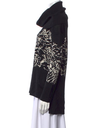 Diane von Furstenberg Merino Wool Printed Sweater