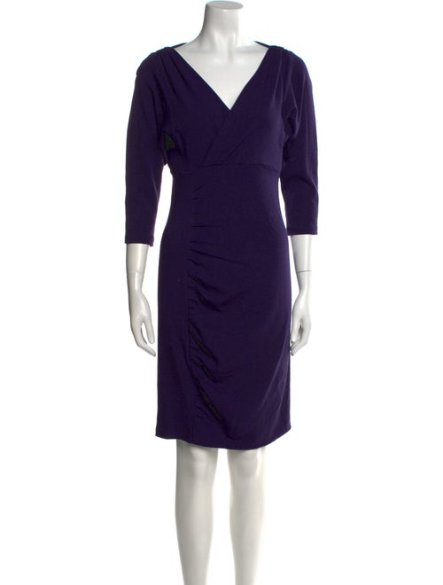 Diane von Furstenberg V-Neck Mini Dress