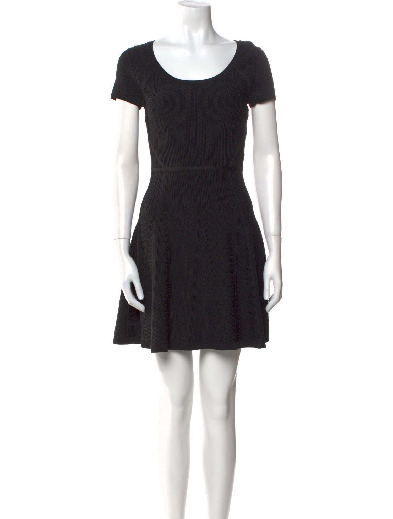 Diane von Furstenberg Scoop Neck Mini Dress