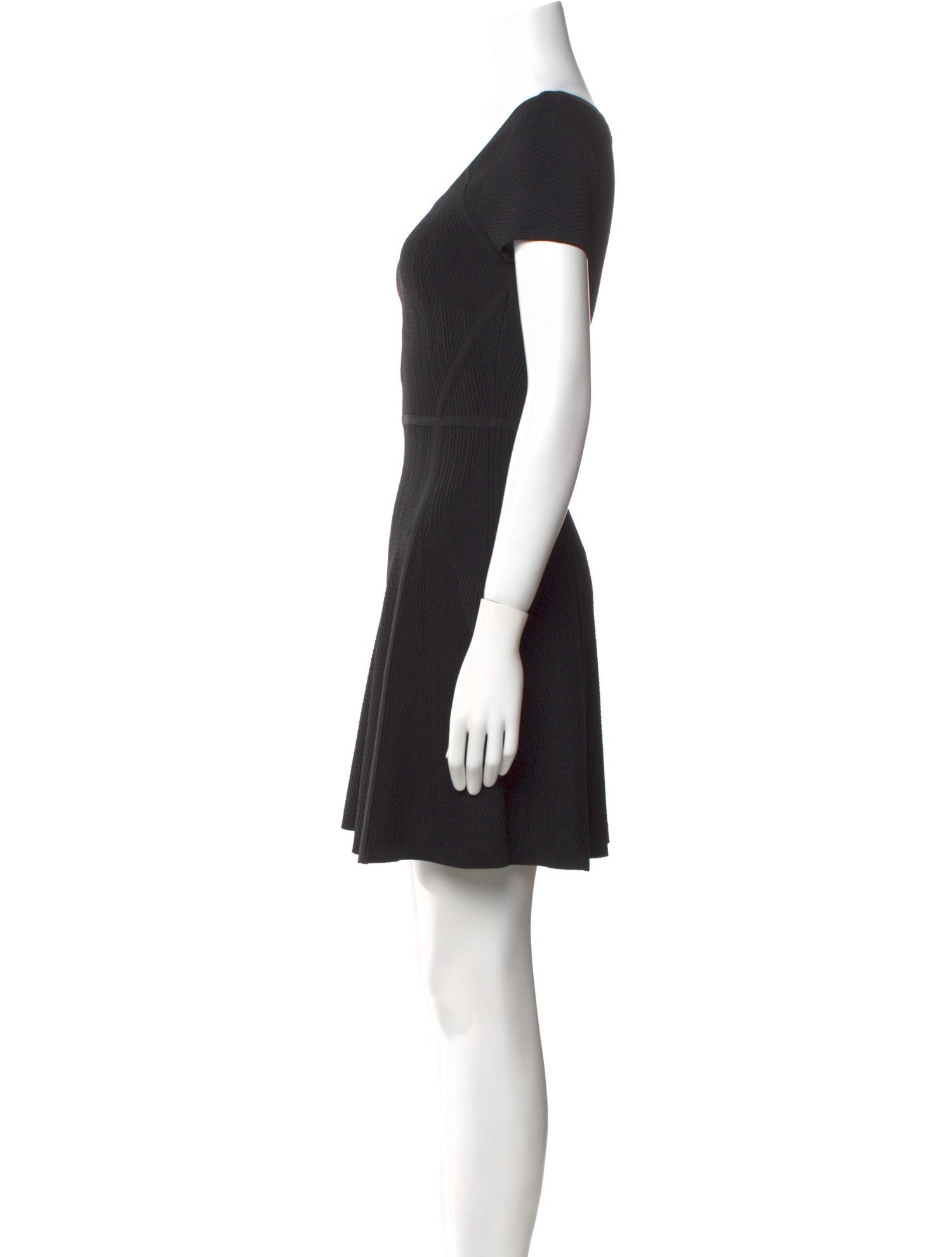 Diane von Furstenberg Scoop Neck Mini Dress