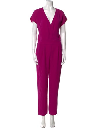 Diane von Furstenberg V-Neck Jumpsuit