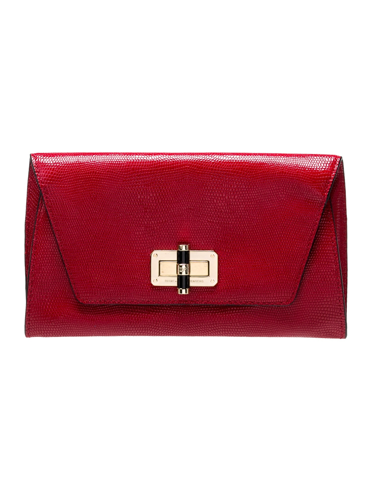 Diane von Furstenberg Patent Leather Clutch