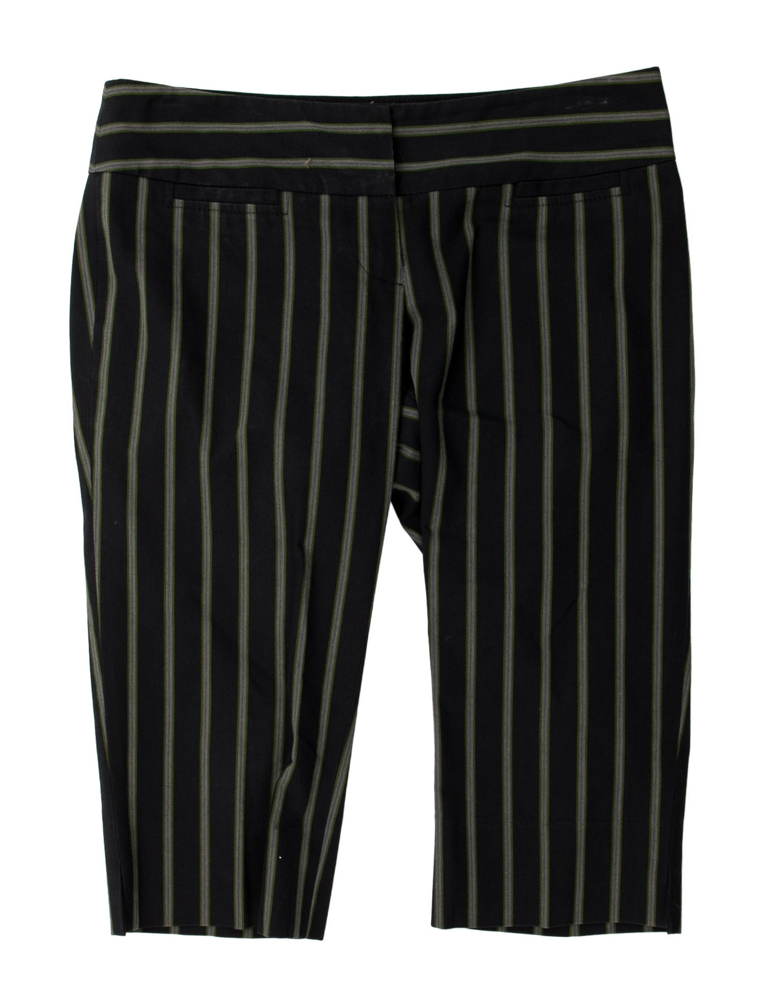 Diane von Furstenberg Striped Knee-Length Shorts