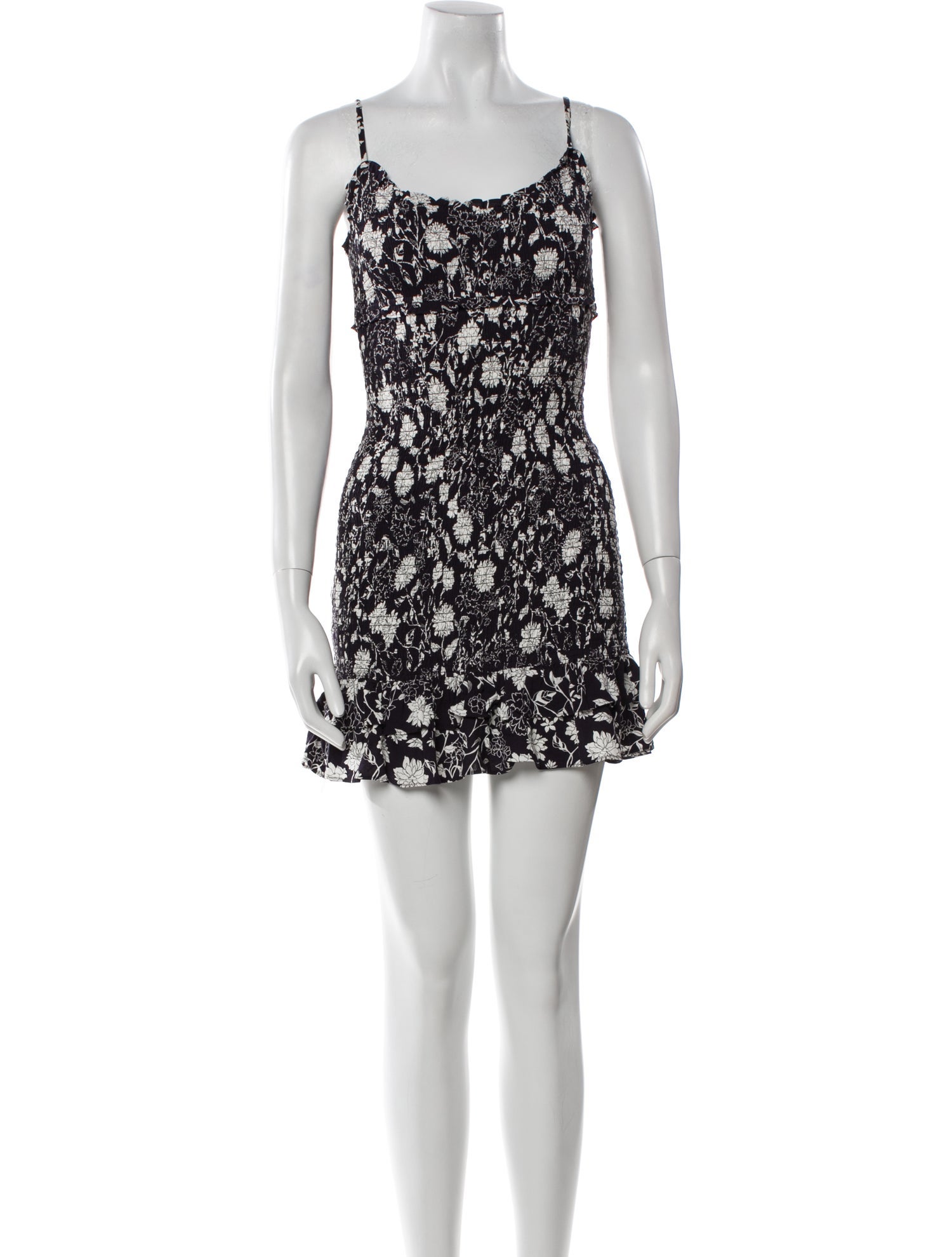 Diane von Furstenberg Floral Print Mini Dress