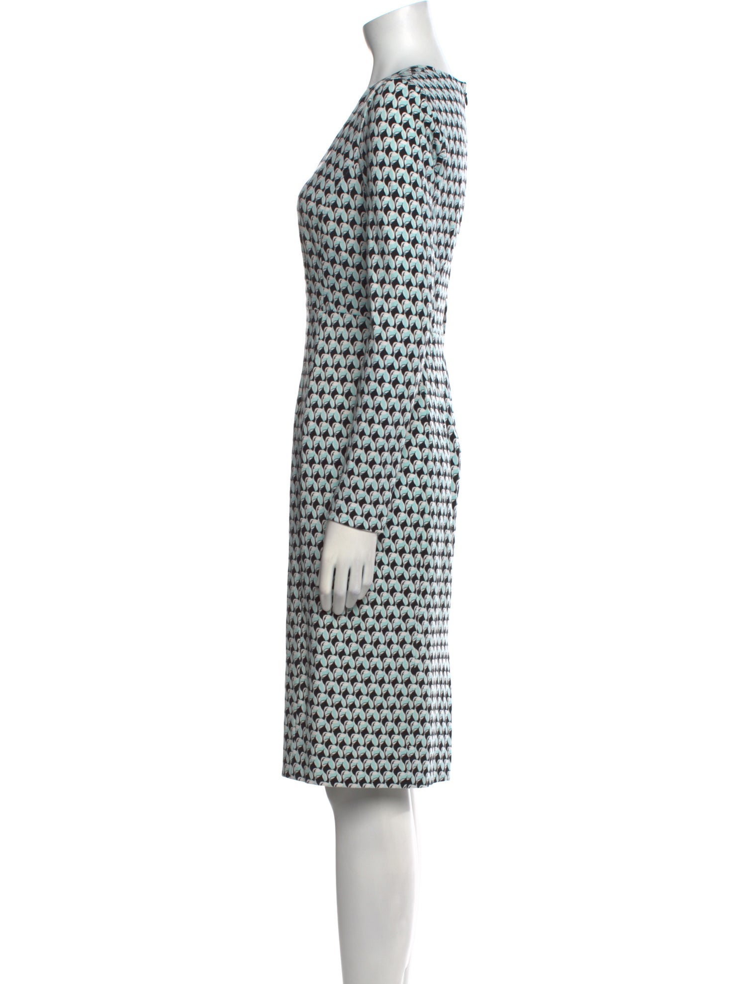 Diane von Furstenberg Printed Knee-Length Dress