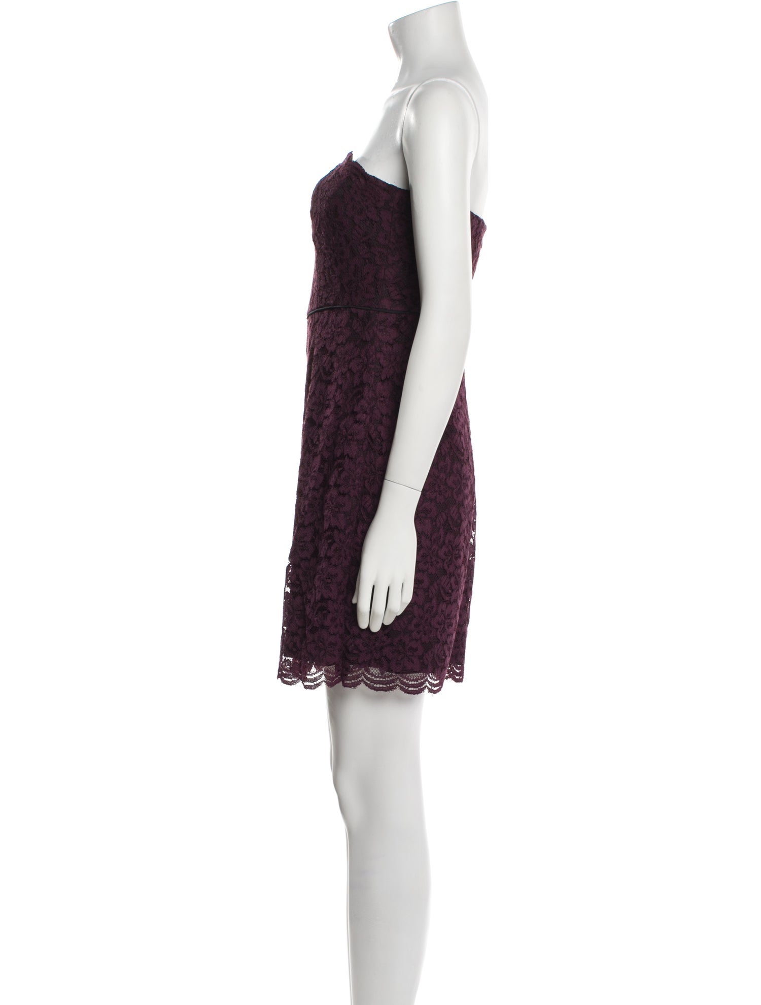 Diane von Furstenberg Lace Pattern Mini Dress